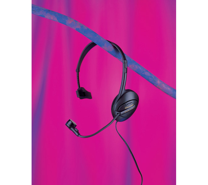 Audio-Technica ATHCOM1 - headset s 1 slúchadlom a dynamickým mikrofónom Audio-Technica ATHCOM1 - headset s 1 slúchadlom a dynamickým mikrofónom