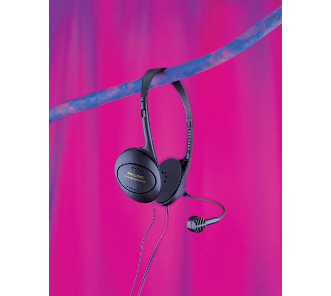 Audio-Technica ATHCOM2 - headset s 2 slúchadlami a dynamickým mikrofónom Audio-Technica ATHCOM2 - headset s 2 slúchadlami a dynamickým mikrofónom