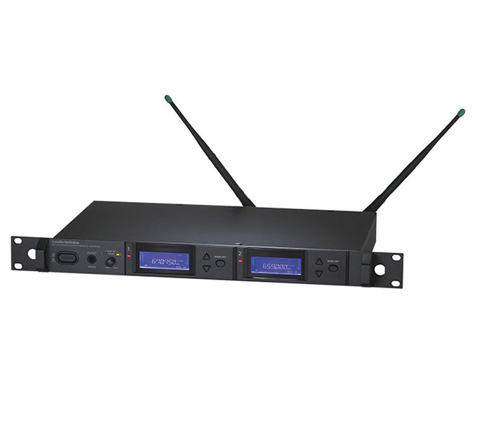Audio-Technica AEWR5200 - 2-kanálový diverzitný prijímač, 1U, 19