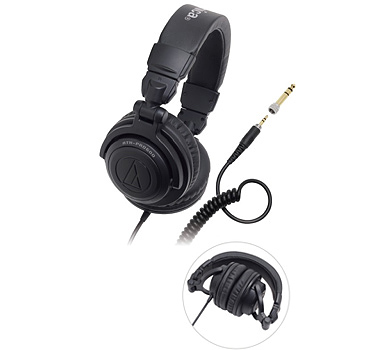 Audio-Technica ATHPRO500 BK - profesinálne slúchadlá pre DJ, 1300mW, čierne