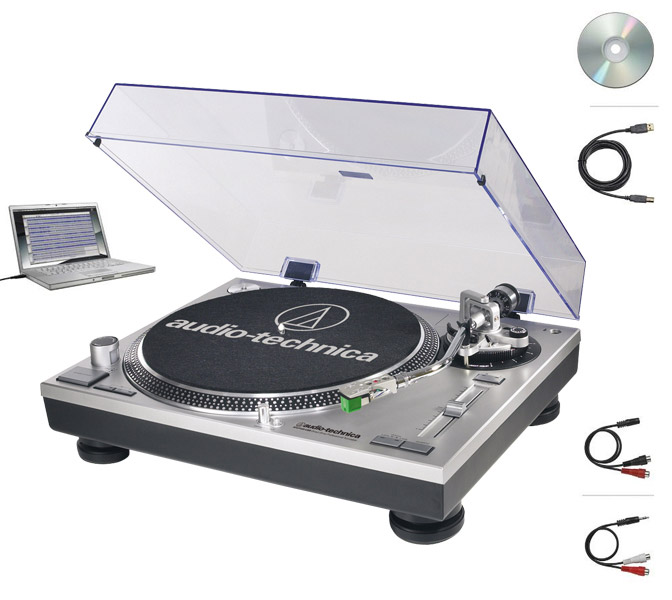 AudioTechnica - ATLP120USB - profesionálny gramofón, USB aj analógové pripojenie