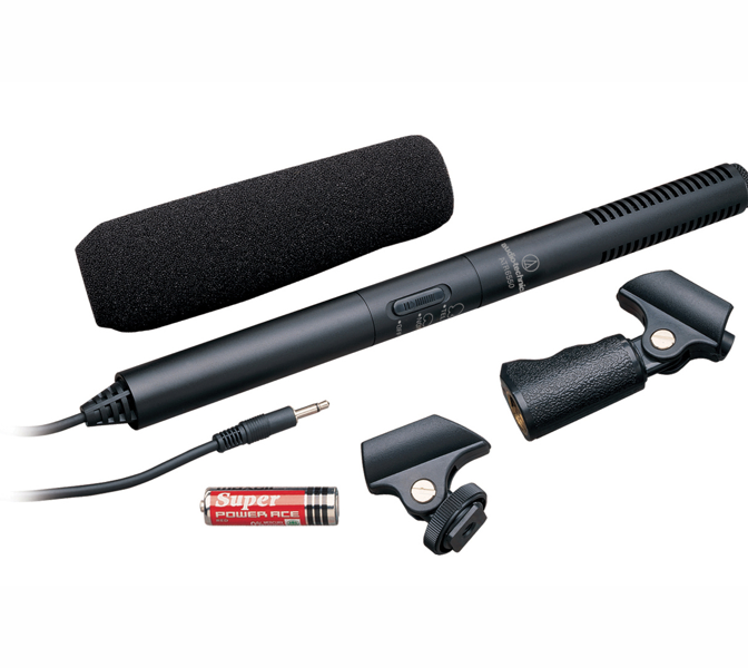 Audio-Technica ATR6550 - shotgun mikrofón, kardioida alebo superkardioida