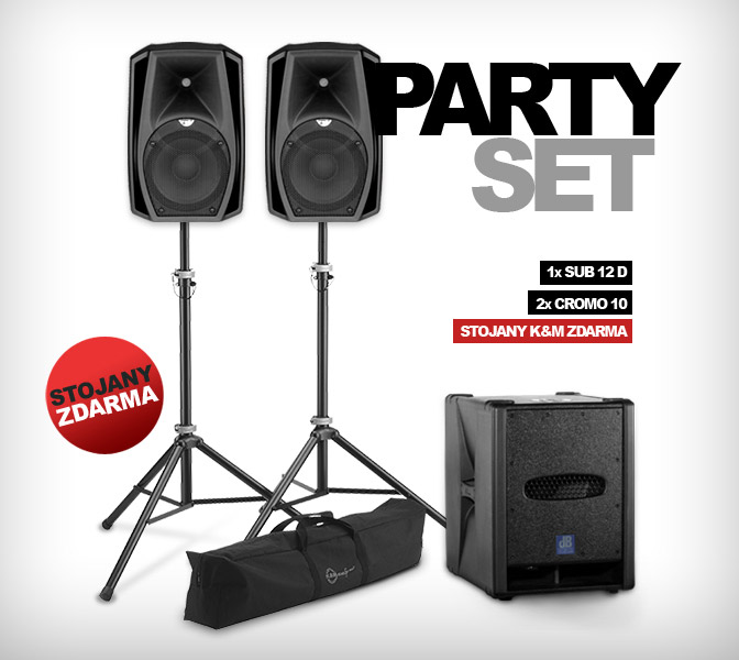 dB Technologies CROMO PARTY SET - Aktívna PA zostava, výkon 1 520 W/PRG