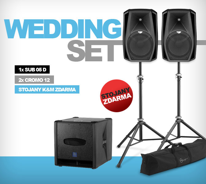 dB Technologies CROMO WEDDING SET - Aktívna PA zostava, výkon 1 800 W/PRG