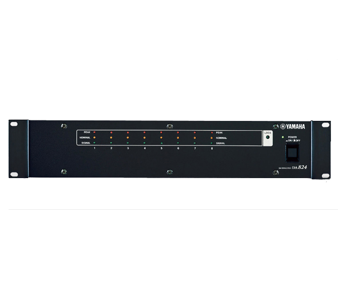Yamaha DA824, 24-bit D/A prevodník pre DME32, sym.XLR a Jack OUT