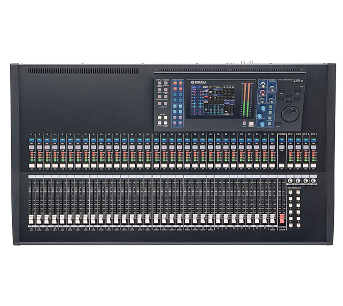 Yamaha LS9-32, Digitálny mix, 32+4st., max. 64 in, MP3 player/rec