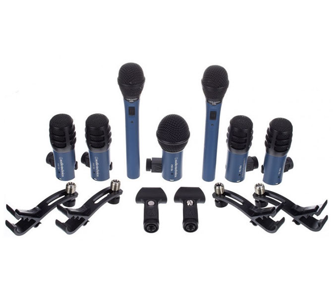 Audio-Technica MBDK7 - sada 7ks mikrofónov pre bicie nástroje