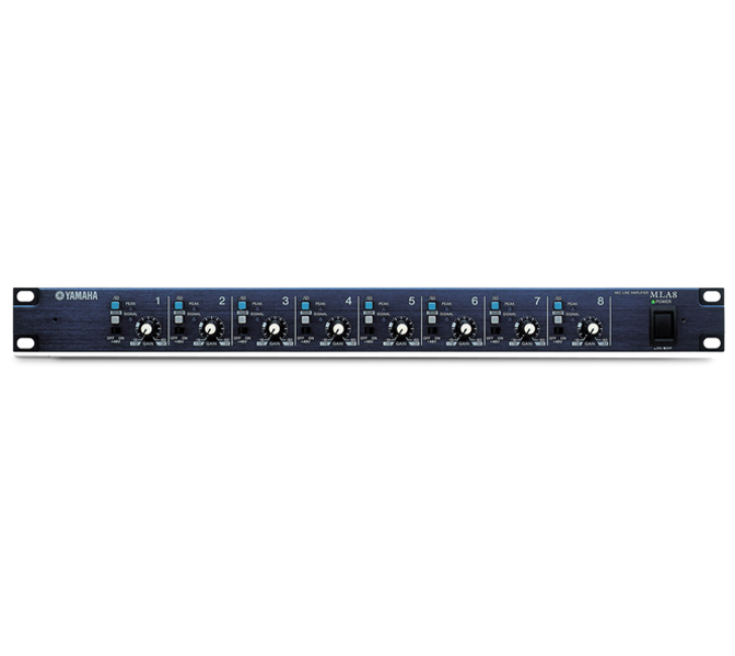 Yamaha MLA 8, 8-kan. mikrofónny/linkový predzos.