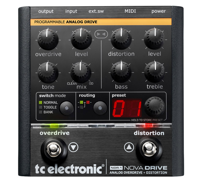 TC Electronic NovaDrive NDR1, Duálny drive pedál