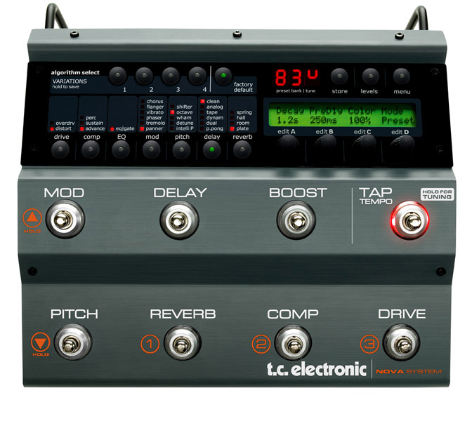 TC Electronic NOVASYSTEM, gitarový efektový pedál TC Electronic NOVASYSTEM, gitarový efektový pedál