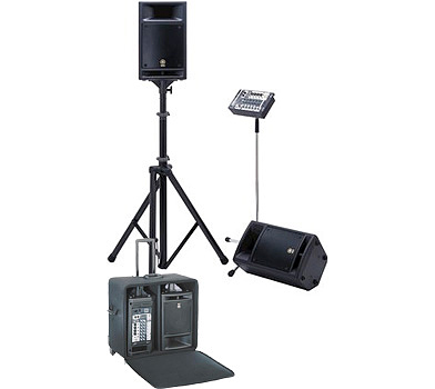 Yamaha STAGEPAS SET3, Stagepas300 s kufrom a stojanmi