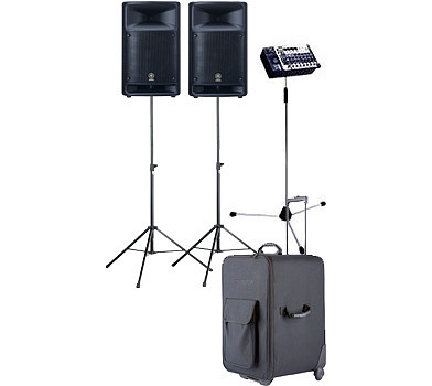 Yamaha STAGEPAS SET6, Stagepas500 s kufrom a stojanmi