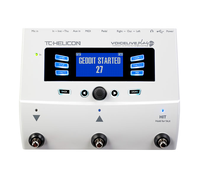 TC-Helicon VoiceLive Play GTX, hlasový harmonizér