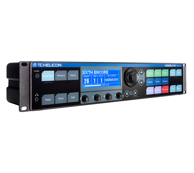 TC-Helicon VOICELIVE Rack, hlasový harmonizér