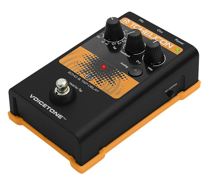 TC-Helicon VoiceTone E1, Echo a Tap Delay