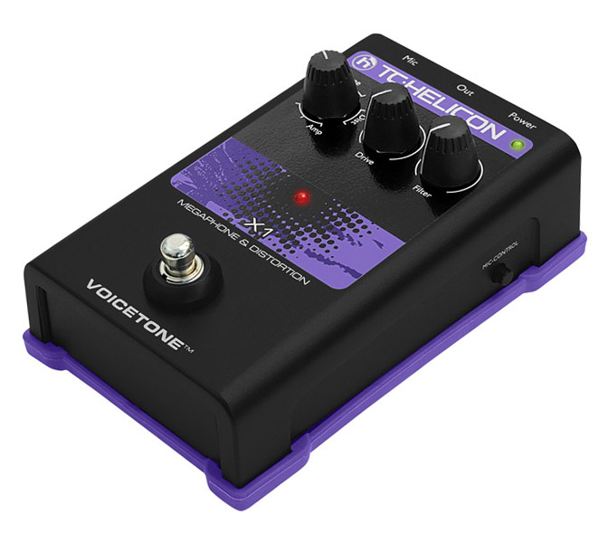 TC-Helicon VoiceTone X1, Megaphhone a Distortion