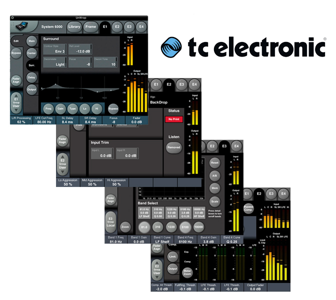 TC Electronic Multichannel Reverb, Multikanálový a Stereo Reverb a Delay