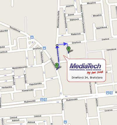 MediaTech - mapa