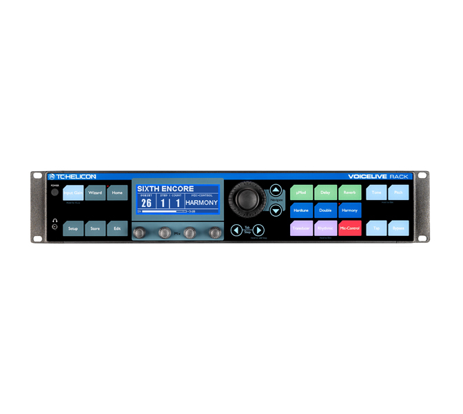 TC-Helicon VOICELIVE Rack, hlasový harmonizér TC-Helicon VOICELIVE Rack, hlasový harmonizér