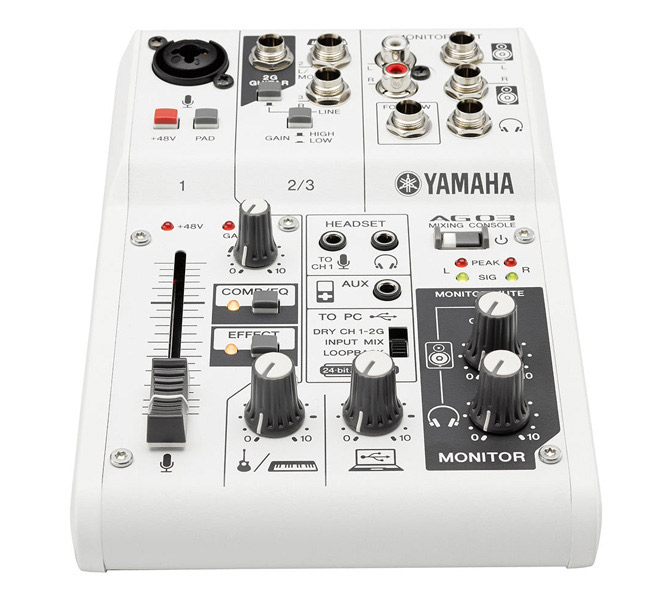 Yamaha AG03, Analogový mixpult s USB