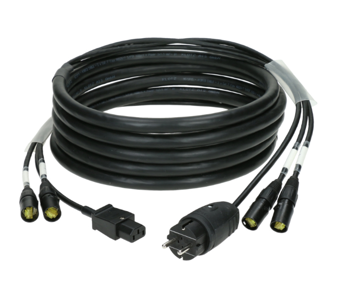 KLOTZ H1P99NI015 - 2x EthetCON + napájanie 230V