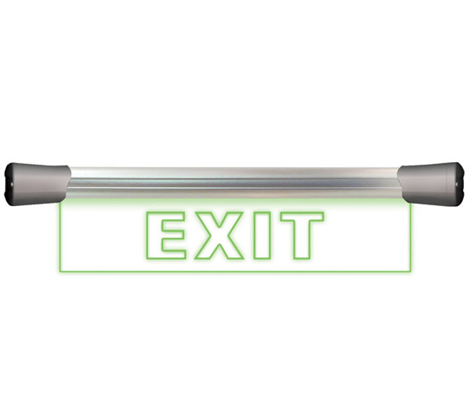 Sonifex LD40F1EXIT - Single Flush Mounting 40cm ‘EXIT’ Sign