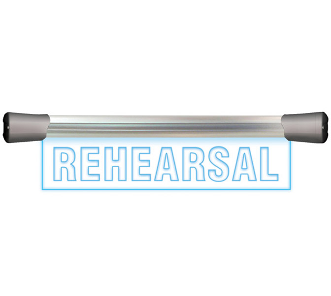 Sonifex LD40F1REH - Single Flush Mounting 40cm ‘REHEARSAL’ Sign