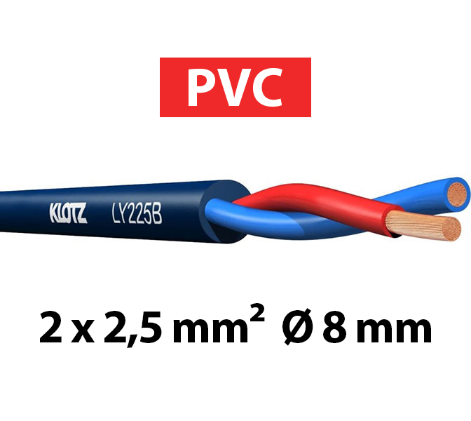 KLOTZ - LY225B Reproduktorový kábel