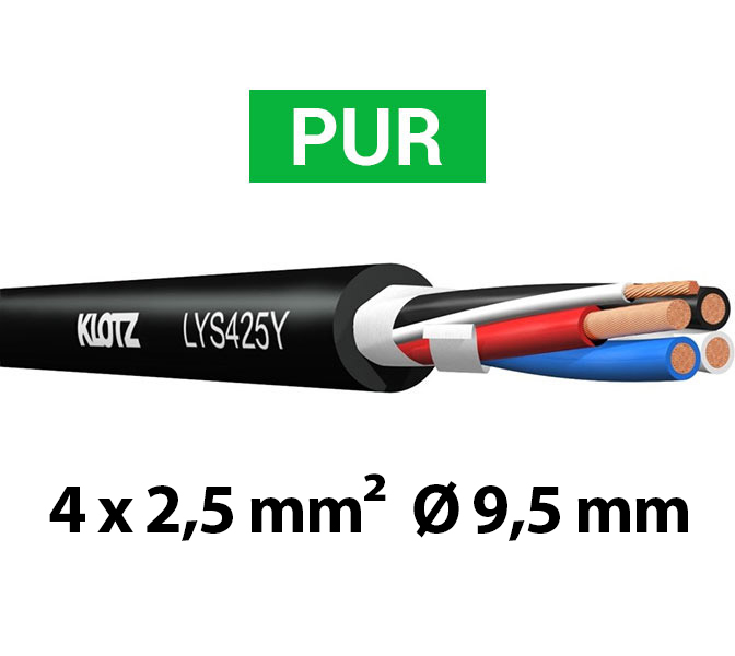 KLOTZ - LYS425P Reproduktorový kábel