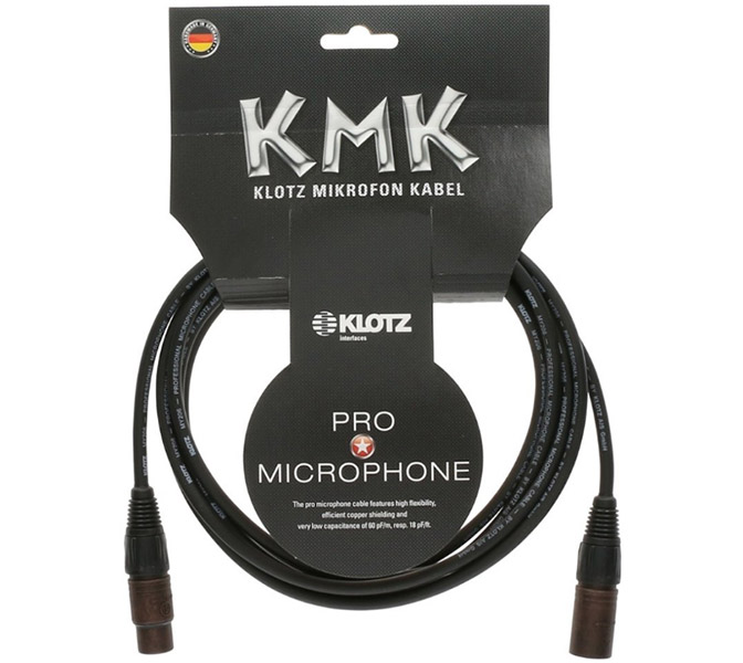 Mikrofónny kábel KLOTZ, 2m, KMK, M1FM1K0200