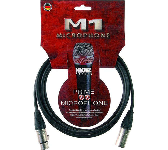 Mikrofónny kábel KLOTZ, 0,3m, M1, M1K1FM0030