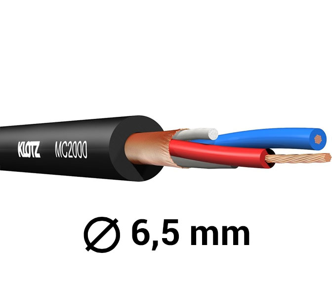 KLOTZ - MC2000SW Mikrofónny kábel