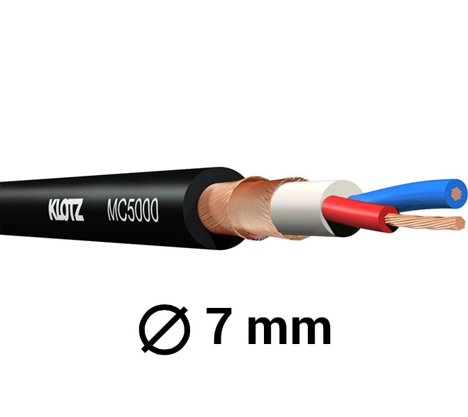 KLOTZ - MC5000 Mikrofónny kábel