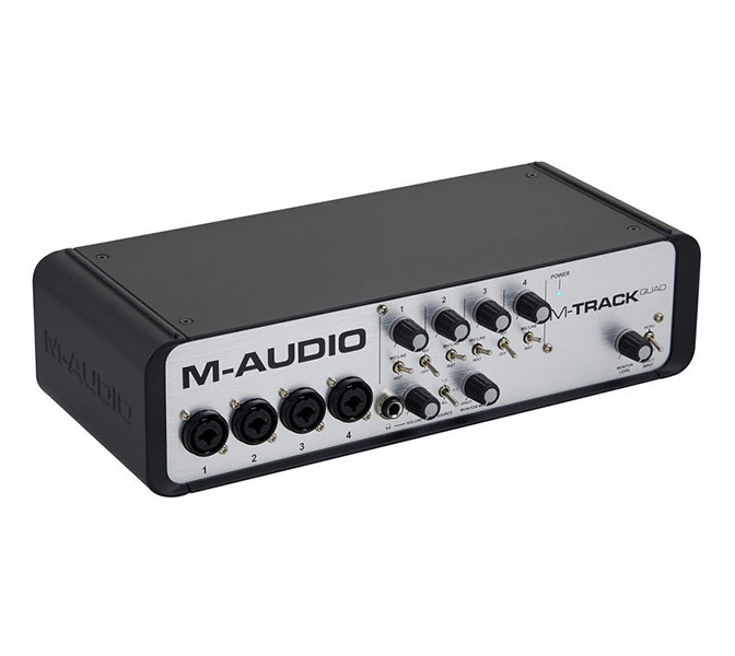 MAudio MTrack QUAD, 4vstupová USB zvuková karta ZVUK.sk