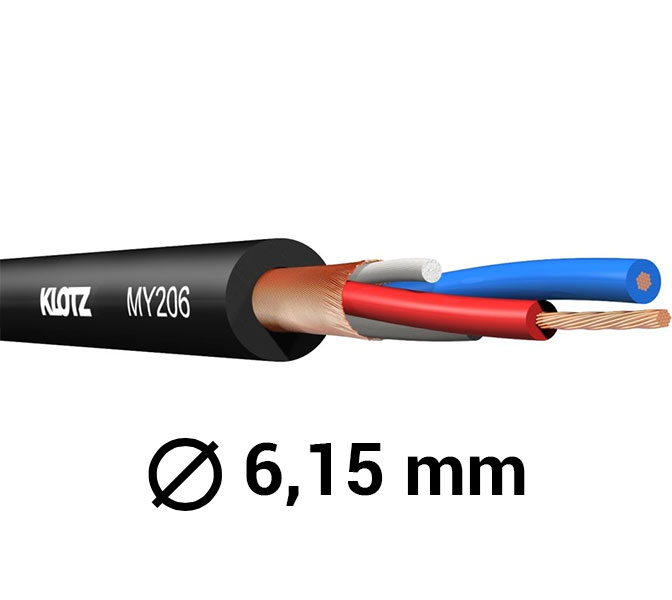 KLOTZ - MY206SW Mikrofónny kábel