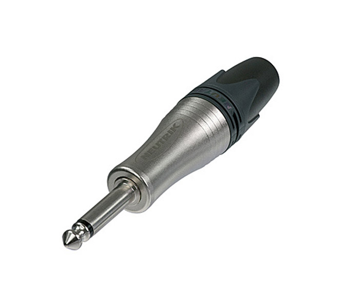 NEUTRIK NP2XL, NEUTRIK káblovy Jumbo Jack mono 6,3mm, silver