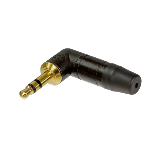 NEUTRIK NTP3RCB, káblovy Jack pravouhlý stereo 3,5mm, gold