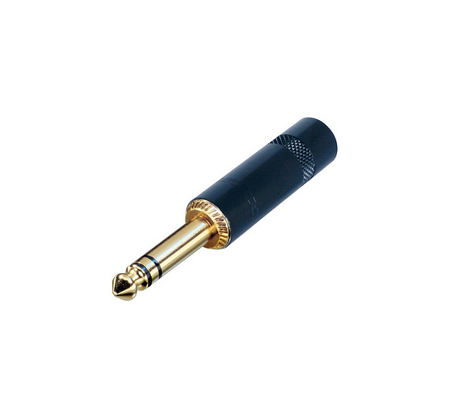 REAN  NYS228BG, káblovy samec Jack stereo 6,3mm, gold