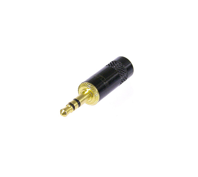 REAN  NYS231BG, káblový samec Jack stereo 3,5mm, gold