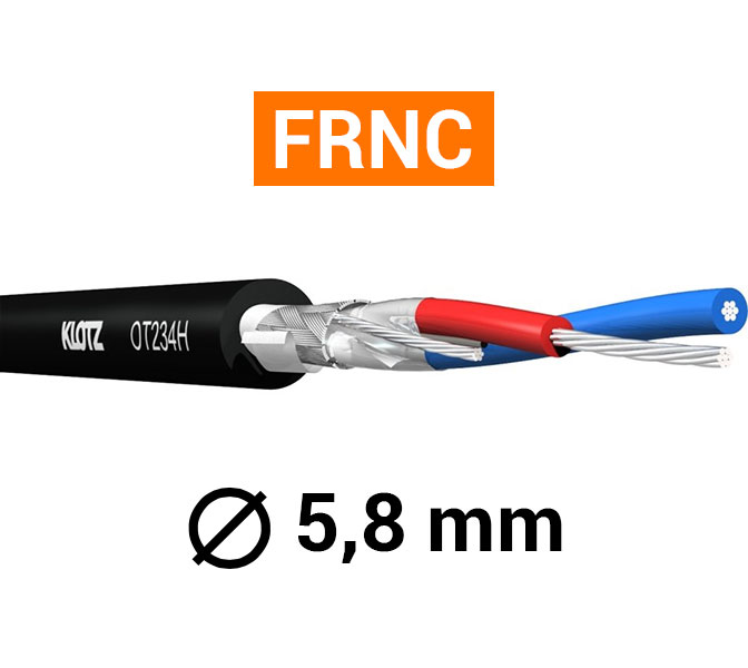 KLOTZ - OT234H - Inštalačný AES/EBU kábel, 110 Ohm, 100m