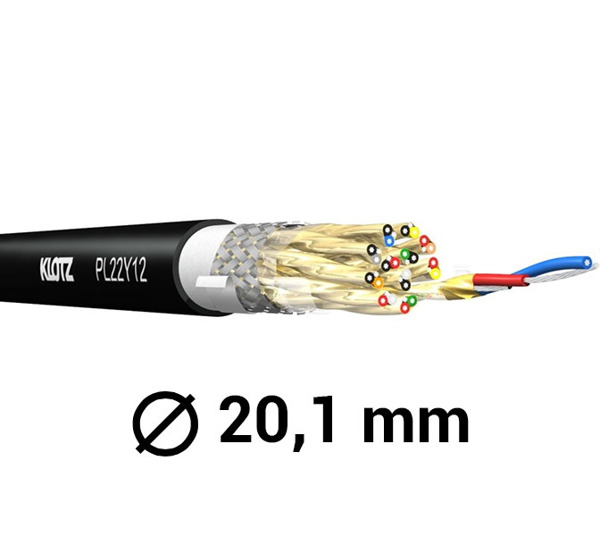 KLOTZ PL22Y32 - Multikábel PolyLIVE 32-pár