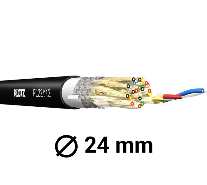 KLOTZ PL22Y48 - Multikábel PolyLIVE 48-pár