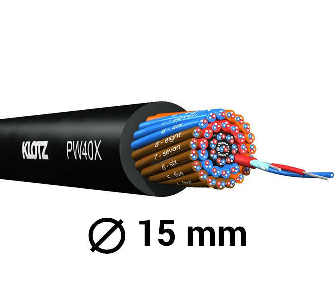 KLOTZ PW12X - Multikábel PolyWIRE 12-pár