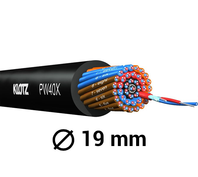 KLOTZ PW20X - Multikábel PolyWIRE 20-pár