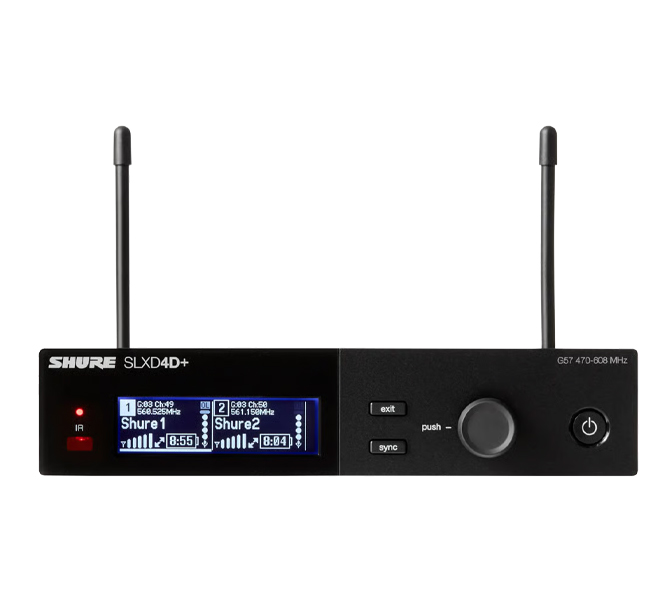 Shure SLXD4D+E=-G60