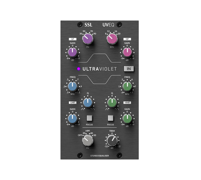 Solid State Logic SSL 500-Series Ultraviolet Stereo EQ