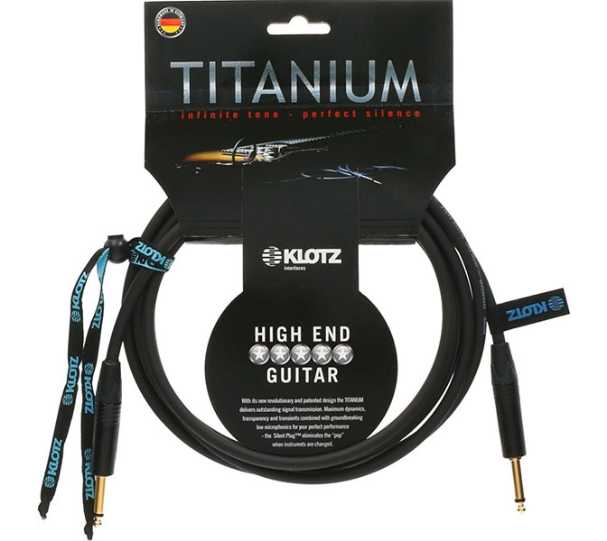 Gitarový kábel KLOTZ, 3m, Titanium, TI-0300PP