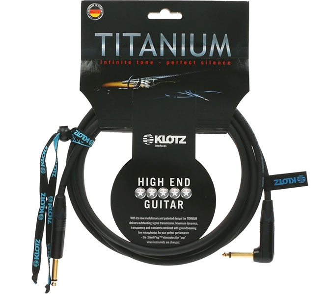 Gitarový kábel KLOTZ, 4,5m, Titanium, TI-0450PR
