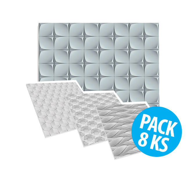 Vicoustic Flat Panel VMT - 3D Collection, pack 8ks