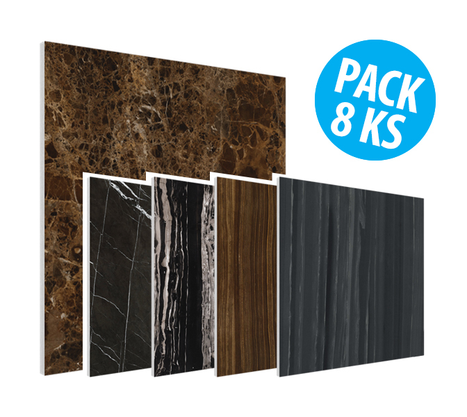 Vicoustic Flat Panel VMT - Natural Dark Stone Collection, pack 8ks